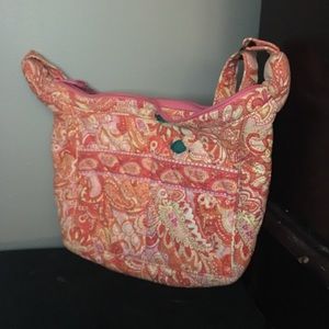 Never used cross body orange Vera Bradley bag